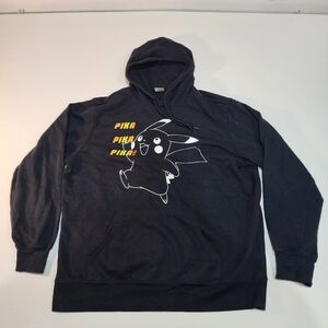 Men's Pokemon Pikachu Graphic Hoodie Sweatshirt Size XL